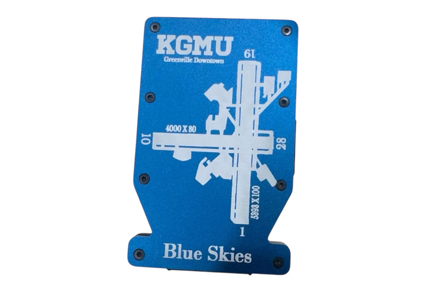 Airport Diagram Minimalist Wallet